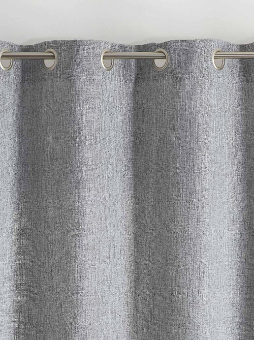 Rideau tamisant  -  - Effet tissé - Kiabi