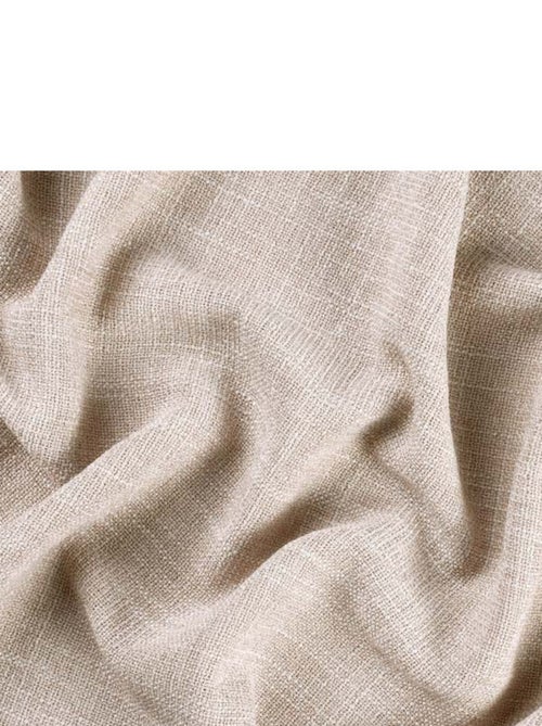 Rideau tamisant  - Effet lin authentique - Kiabi