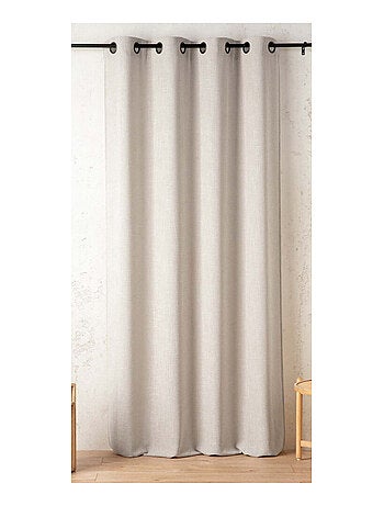 Rideau tamisant - Effet lin authentique