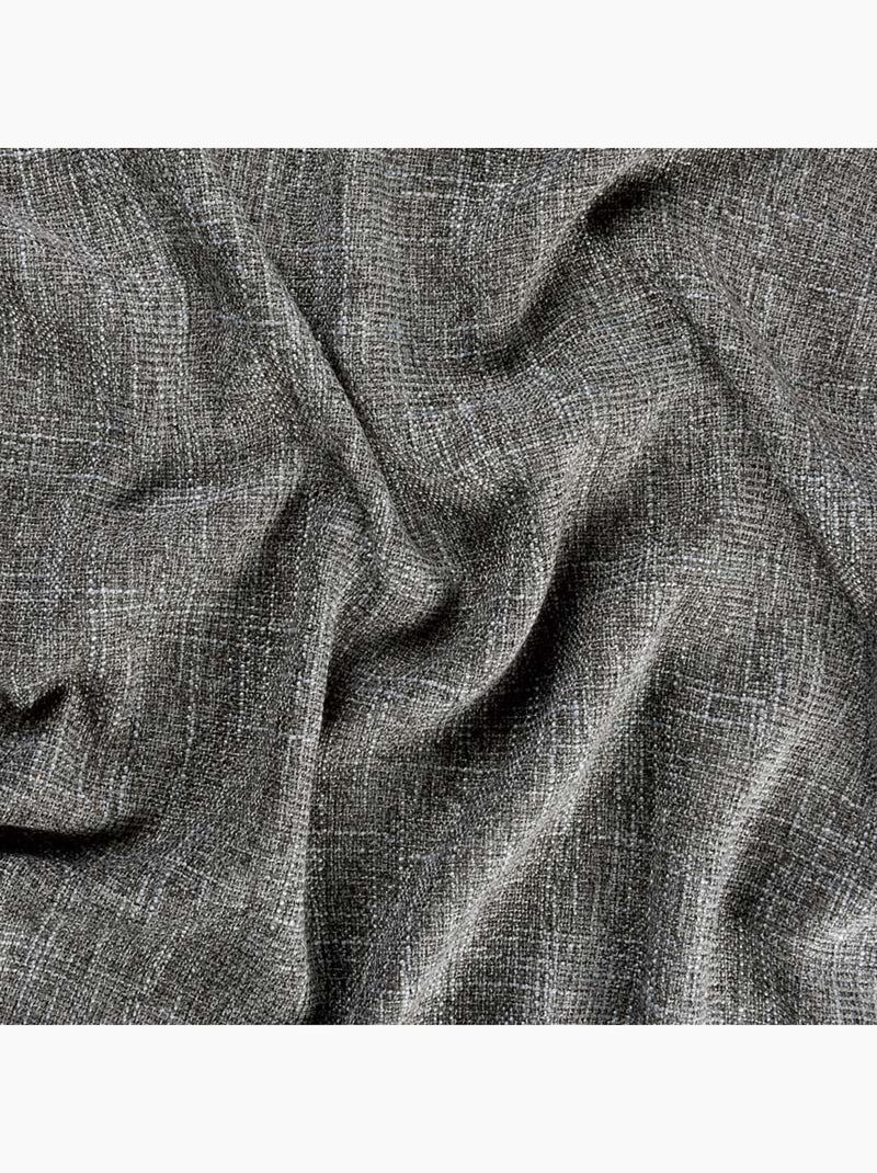 Rideau tamisant  - Effet lin authentique Gris - Kiabi