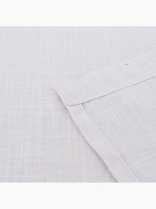 Rideau tamisant 100% coton flammé 140x250cm - Kiabi