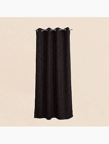 Rideau tamisant 100% coton flammé 140x250cm