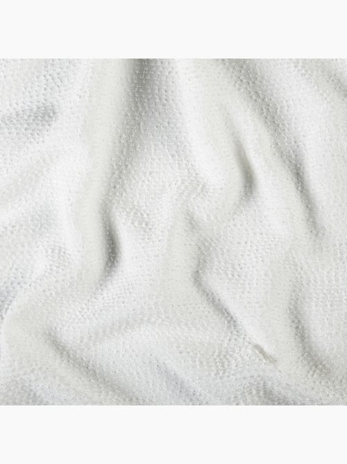 Rideau tamisant à fil texturé - Kiabi