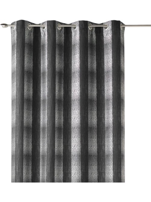 Rideau tamisant à motif quadrillé - Kiabi