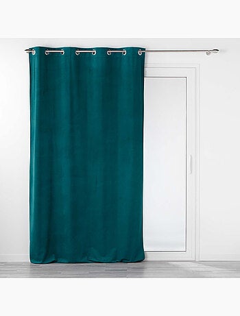 Rideau tamisant à oeillets velours reflief Velouriane