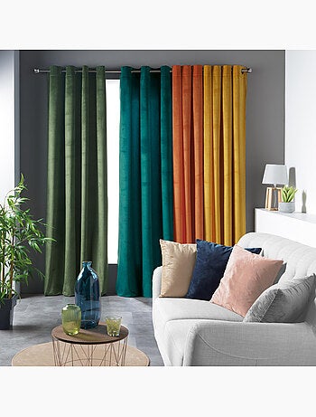 Rideau Tamisant à Œillets – Velours – Velvetine