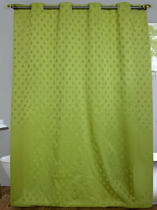 Rideau tamisant à pois - Kiabi