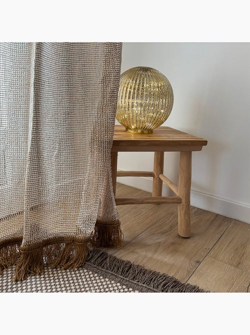 Rideau tamisant à tissage alvéolé - Kiabi Rideau tamisant à tissage alvéolé - Kiabi