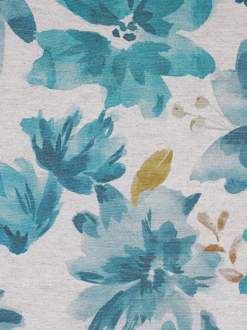 Rideau tamisant aquarelle fleurs - Kiabi