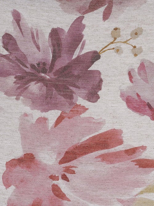 Rideau tamisant aquarelle fleurs - Kiabi