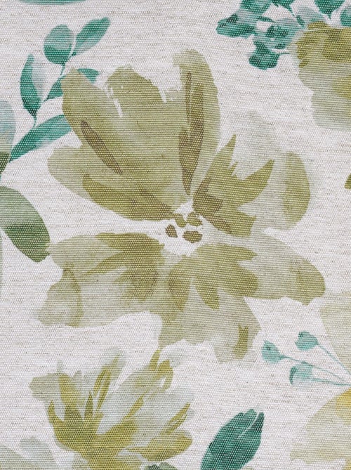 Rideau tamisant aquarelle fleurs - Kiabi