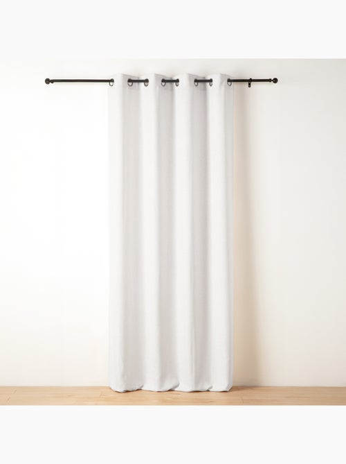 Rideau tamisant aspect flammé - Kiabi