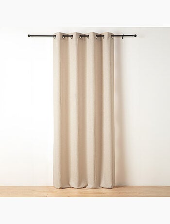 Rideau tamisant aspect flammé