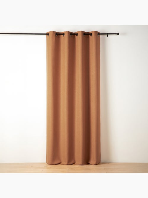 Rideau tamisant aspect flammé - Kiabi