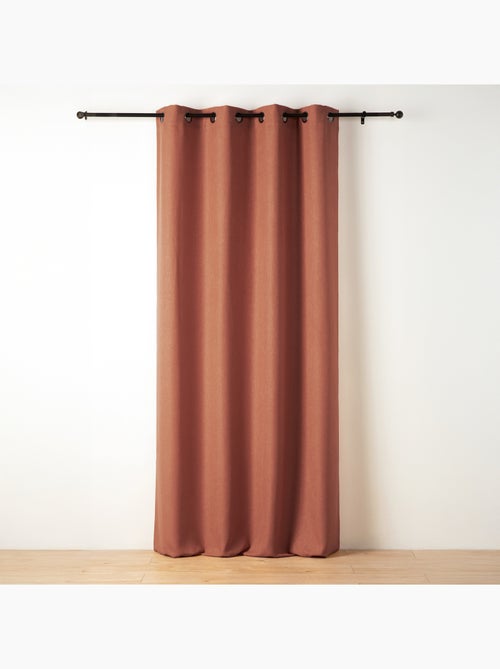 Rideau tamisant aspect flammé - Kiabi