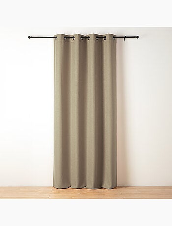 Rideau tamisant aspect flammé