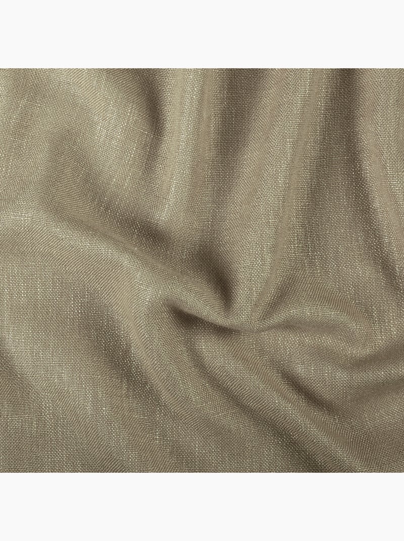 Rideau tamisant aspect flammé Taupe - Kiabi