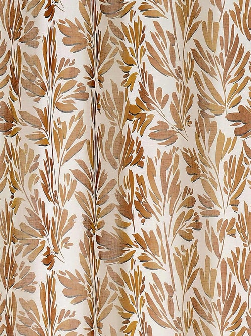 Rideau tamisant aux feuillages aquarellés - Kiabi