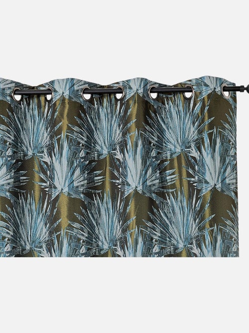 Rideau tamisant aux feuilles tropicales - Kiabi