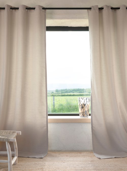 Rideau tamisant bouclette - Kiabi