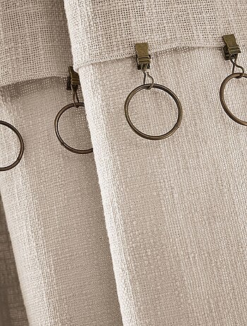 Rideau tamisant coton 140x270 Sixtine - Terre de Nuit