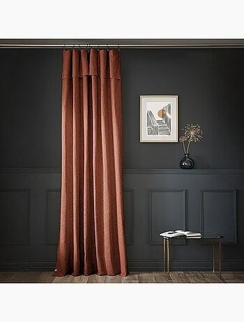 Rideau tamisant coton 140x270 Sixtine - Terre de Nuit