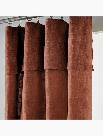 Rideau tamisant coton 140x270 Sixtine - Terre de Nuit