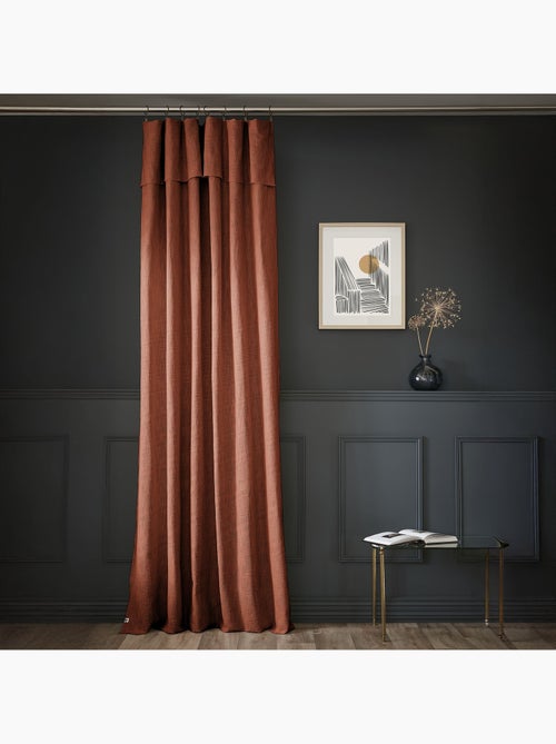 Rideau tamisant coton 140x270 Sixtine - Terre de Nuit - Kiabi Rideau tamisant coton 140x270 Sixtine - Terre de Nuit - Kiabi
