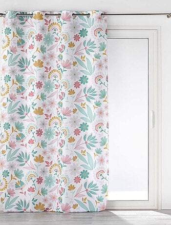 Rideau tamisant déco au style folk