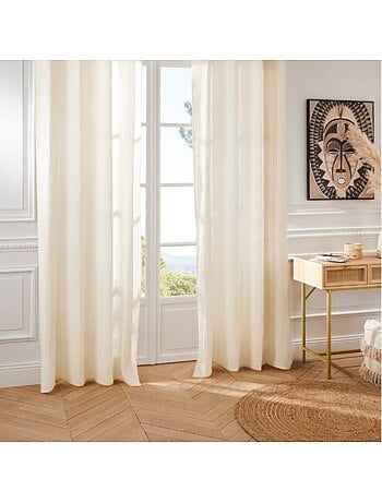Rideau tamisant en coton JAMANA