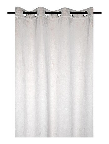 Rideau tamisant en imitation fourrure