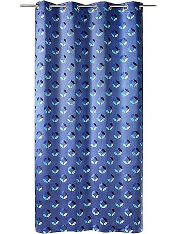 Rideau tamisant en jacquard à motifs de rosaces