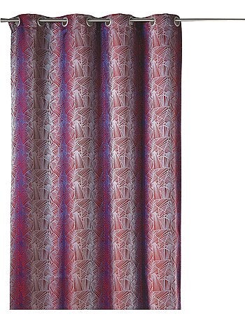 Rideau tamisant en jacquard à motifs ethniques