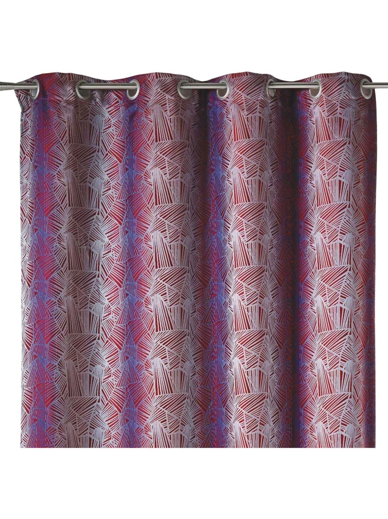 Rideau tamisant en jacquard à motifs ethniques Parme - Kiabi