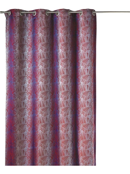 Rideau tamisant en jacquard à motifs ethniques - Kiabi Rideau tamisant en jacquard à motifs ethniques - Kiabi