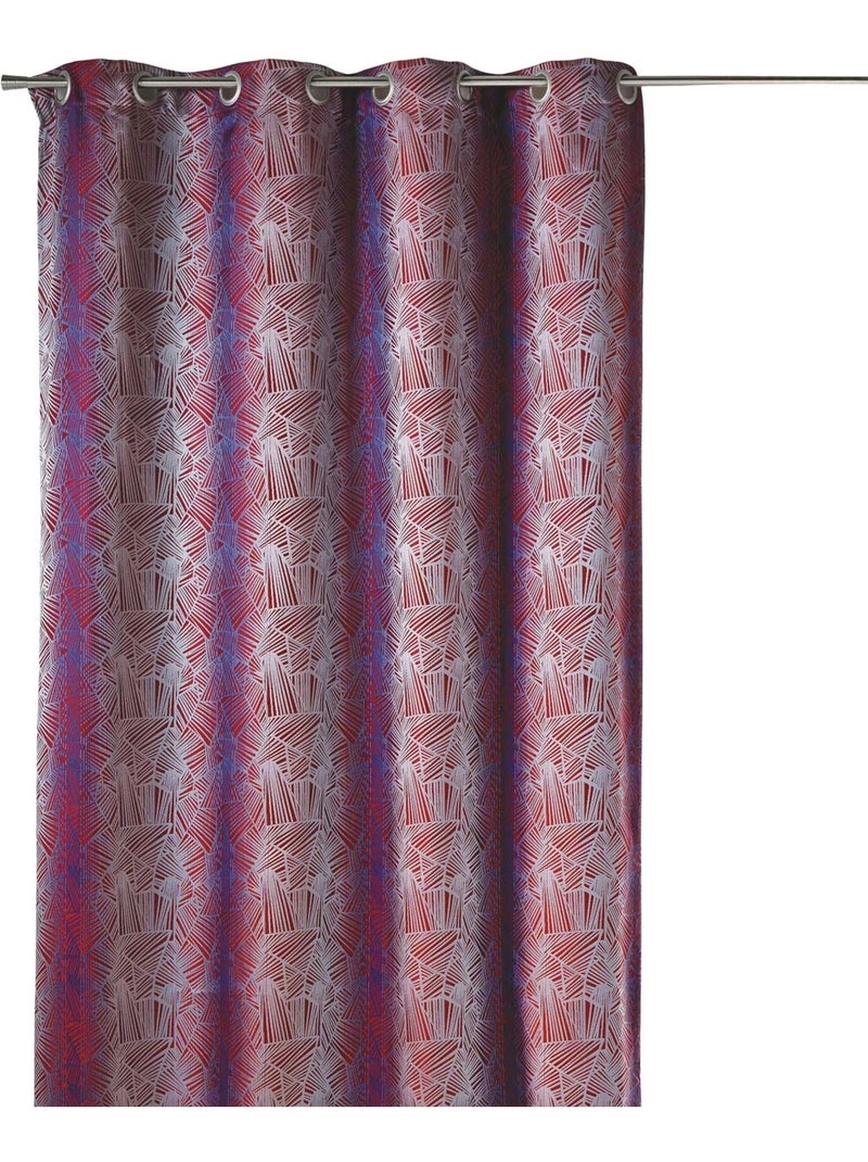 Rideau tamisant en jacquard à motifs ethniques Parme - Kiabi