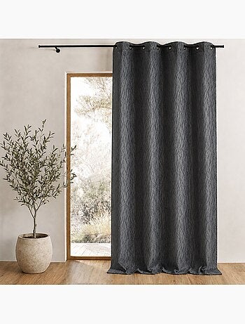 Rideau tamisant en jacquard imprimé