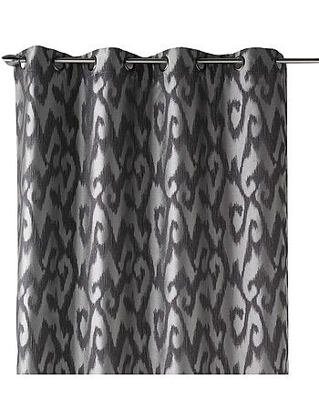 Rideau tamisant en jacquard motifs baroques