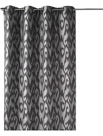 Rideau tamisant en jacquard motifs baroques