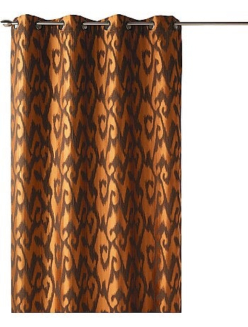 Rideau tamisant en jacquard motifs baroques