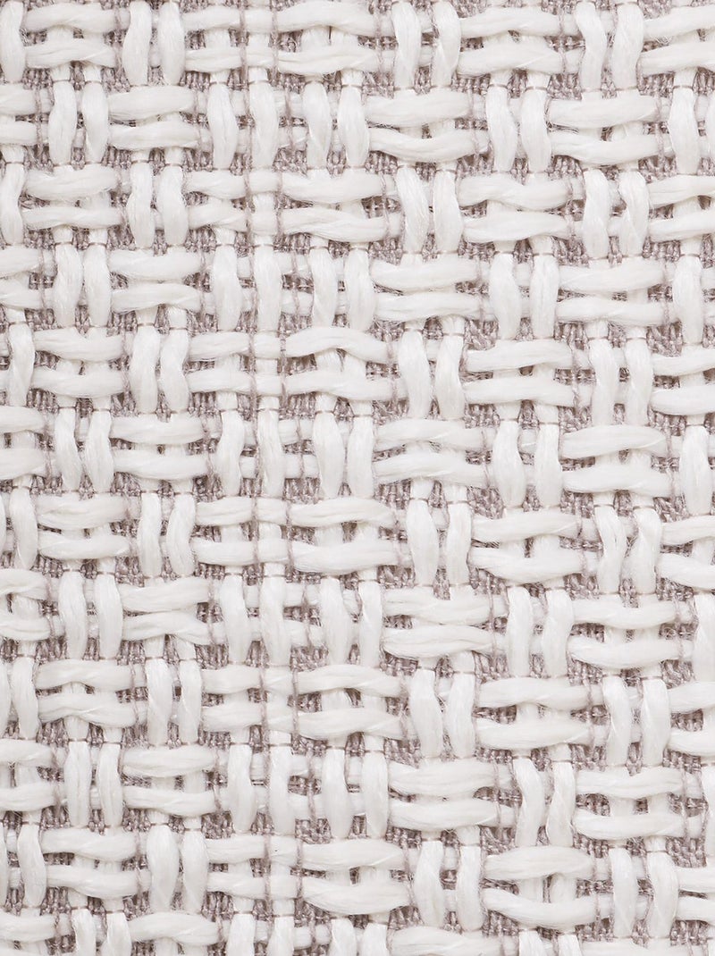 Rideau tamisant en maille tissée Gris souris - Kiabi