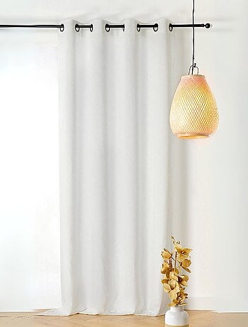 Rideau tamisant en poly-lin