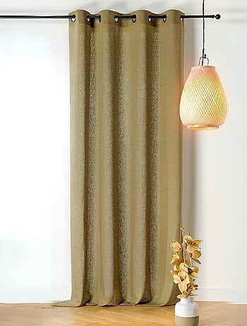 Rideau tamisant en poly-lin