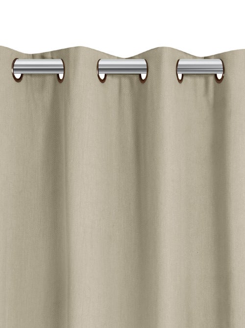 Rideau tamisant en toile unie - Kiabi