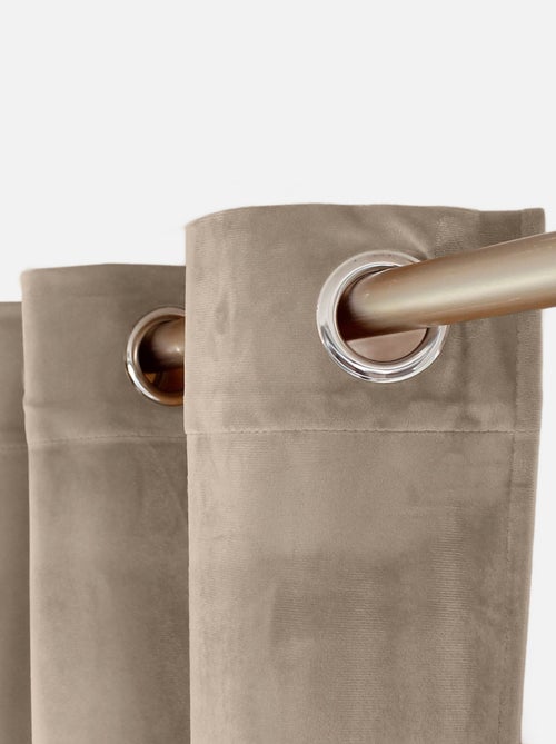 Rideau tamisant en velours - Kiabi