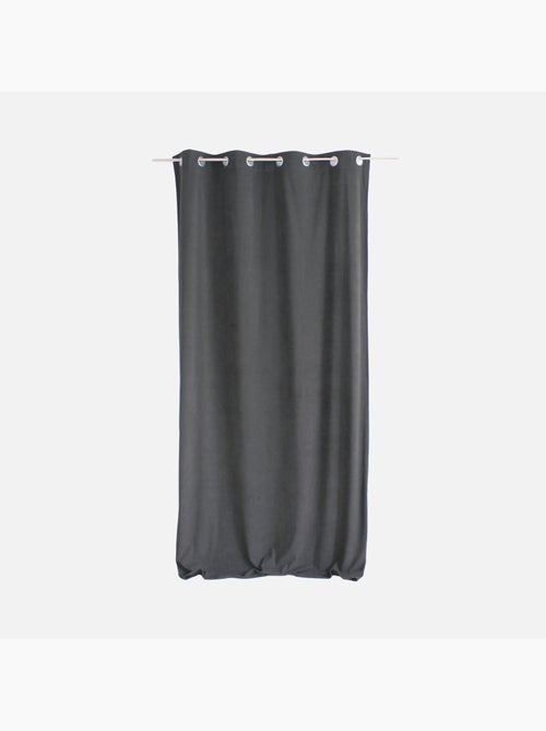Rideau tamisant en velours - Kiabi