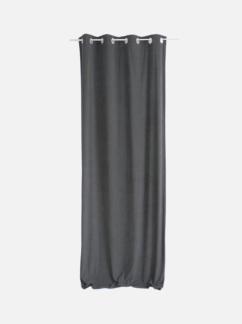 Rideau tamisant en velours - Kiabi
