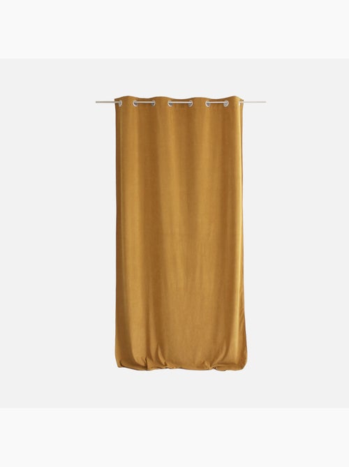 Rideau tamisant en velours - Kiabi Rideau tamisant en velours - Kiabi