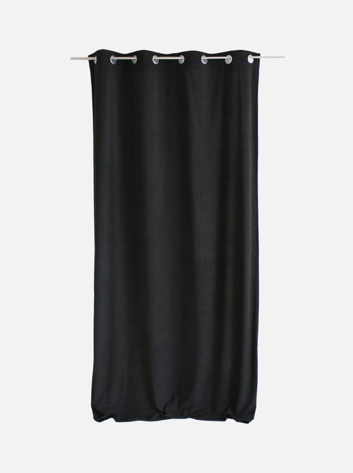 Rideau tamisant en velours - Kiabi
