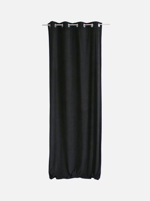 Rideau tamisant en velours - Kiabi